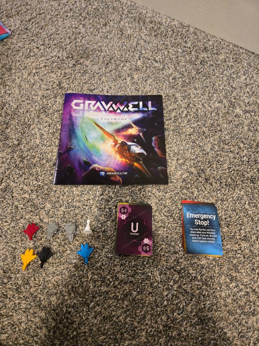 Gravwell Board Game Renegade 2014 Complete